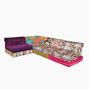 Modular Sofa Mah Jong Elements by Missoni, Hans Hopfer for Roche Bobois, Set of 12