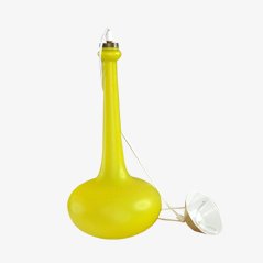 Mid-Century Italian Yellow Lamp, 1965