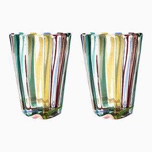 Set da cocktail in vetro di Murano di Mariana Iskra, set di 2