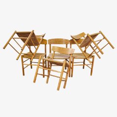 Dining Chairs by Børge Mogensen, Set of 6, 1947