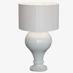Extra Large White Floor Lamp, 1990s