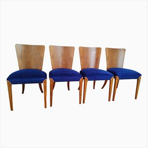 Sedie H-214 attribuite a Jindřich Halabala per Up Zavody, anni '50, set di 4