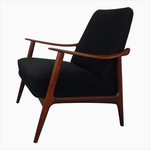 Danish Filigree Teak Lounge Chair, 1960s