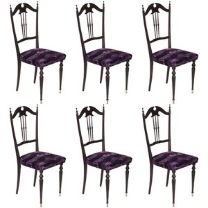 Italienische Mid-Century Modern Chiavari Stühle, 6er Set