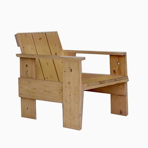 Crate Armchair by Gerrit Rietveld for Gerard van de Groenekan, 1970s