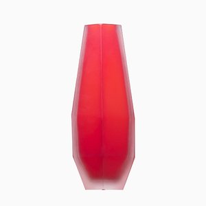 Vase Gemella Rouge par Alessandro Mendini pour Purho Murano