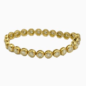 Brazalete de oro con diamantes, década de 2000