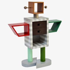 Ginza Robot Cabinet by Masanori Umeda for Memphis, 1982