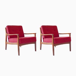 Poltrone organiche di Eugen Schmidt per Soloform, anni '60