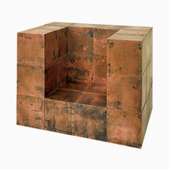 Cubes en Cuivre par Paul Kelley, Set de 10