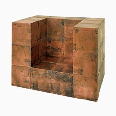 Cubi in rame di Paul Kelley, set di 10