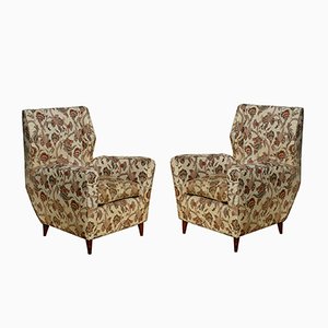 Set of Mid-Century Italian Armchairs by Melchiorre Bega, 1950s