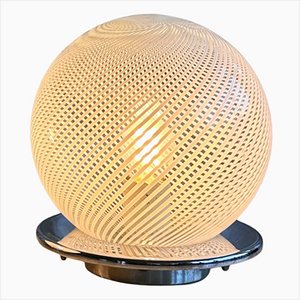 Dante Swirl Murano Glass Table Lamp attributed to Paolo Venini, 1960s