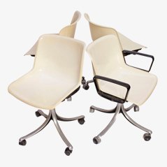 Modus Office Chairs by Osvaldo Borsani for Tecno, 1972.