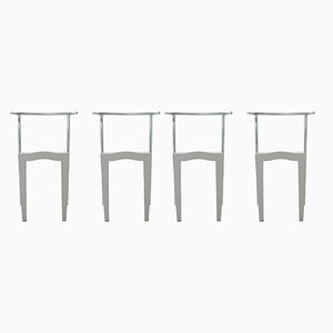 Dr. Glob Side Chairs by Philippe Starck for Kartell, 1980s, Set of 4