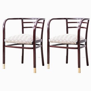 Secessionssessel von Otto Wagner für Thonet, Modell 6516 für Postsparkasse Wien, 1907, 2er Set