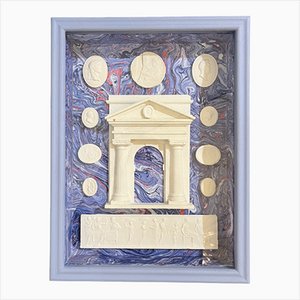 Plaster Collage Artwork, 1890s-1910s