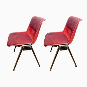 Chaises par Osvaldo Borsani pour Tecno, 1960s, Set de 2