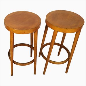 Set de Tabourets de Bar Vintage de Baumann, 1950s