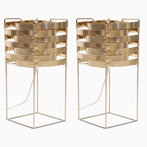Brass Ganymede Table Lamps by Max Sauze, Set of 2
