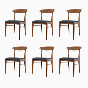 Mid-Century Teak Dining Chairs, 1960s, Set of 6