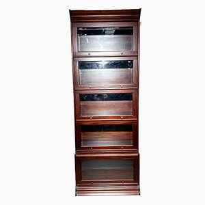 Modular Globe Wernicke Style Cabinet in Mahogany