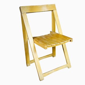 Beech Trieste Folding Chair by Aldo Jacober for Bazzani, Italy, 1960s
