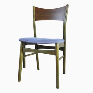 Danish Modern Emerald Color Dining Chair, 1960s