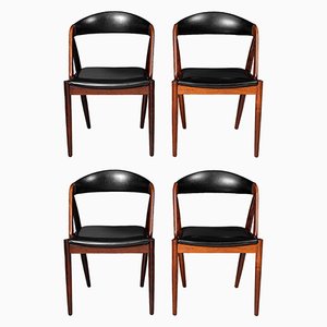 Model 31 Dining Chairs by Kai Kristiansen for Schou Andersen, 1960s, Set of 4
