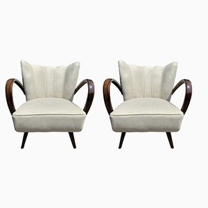 Art Deco Lounge Chairs by Jindřich Halabala for Up Závody, 1930, Set of 2