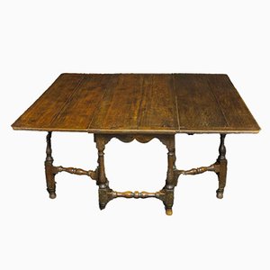 Doppelter Gateleg Tisch aus Eiche, 18. Jh