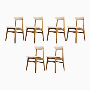 Dining Chairs by Rajmund Teofil Hałas, 1960s, Set of 6