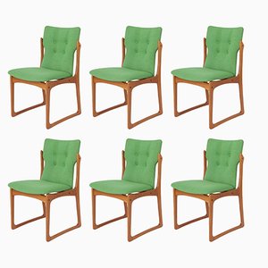 Vintage Danish Teak Dining Chairs from Vamdrup, 1960s, Set of 6