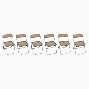 Folding Chairs by Giancarlo Piretti, 1970s, Set of 6