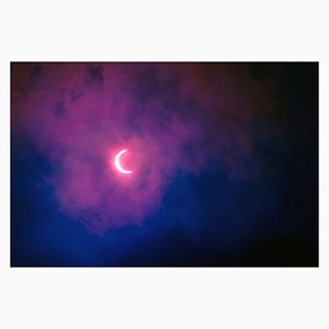 Shaifulzamri Masri / Eyeem, Eclipse solar anular parcial, conocido como anillo de fuego, visto en Malasia el 26 de diciembre de 2019, papel fotográfico