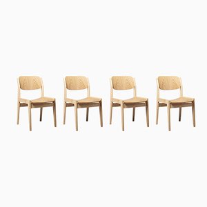 Esszimmerstühle von Tadaomi Mizunoe für Tendo Mokko, 4er Set