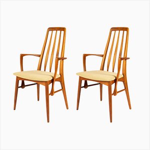 Dining Table Chairs by Niels Koefoed for Hornslet, Set of 2