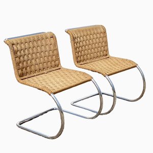 MR10 Esszimmerstühle von Mies Van Der Rohe, 1960er, 2er Set