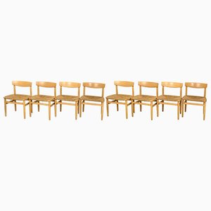 Dining Chairs by Børge Mogensen for Karl Andersson & Söner, 1955, Set of 8