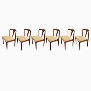 Side Chairs attributed to Ib Kofod-Larsen, 1960s, Set of 6