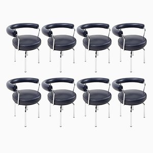 LC7 Chairs by Charlotte Perriand for Cassina, 2000s, Set of 8