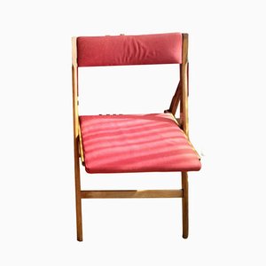 Vintage Yugoslavian Folding Chairs in Red by Gio Ponti for Stol Kamnik