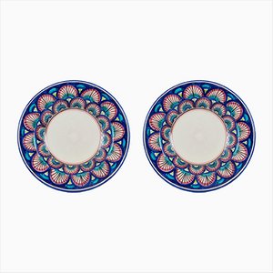 Ego Soup Plate in Pink of Mozia from Crita Ceramiche, Set of 2