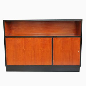 Mueble italiano de dos caras de madera de cerezo, años 40