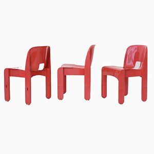Universale Stacking Chairs by Joe Colombo, Set of 3