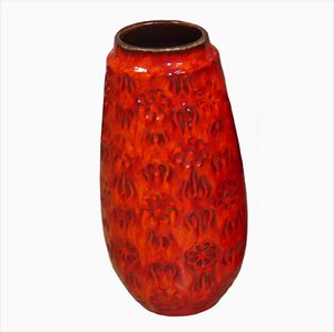 Kleine Bernina Europa Line 265-30 Bodenvase von Scheurich, 1970er