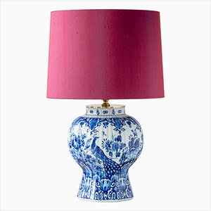 Blaue Tischlampe von Royal Delft
