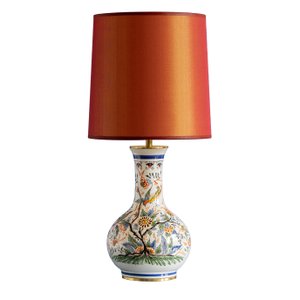 Oriole Tischlampe aus Porzellan von Royal Delft