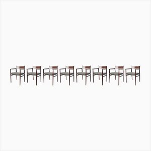 Carver Chairs by Arne Vodder, 1960s, Set of 8