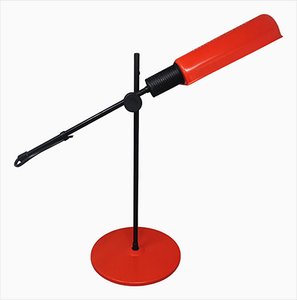 Rote Tischlampe von Veneta Lumi, Italien, 1970er